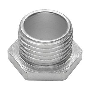 Crouse-Hinds 50 Steel Non-Insulated Throat Hex Head Conduit Bushed Nipple 1/2-Inch