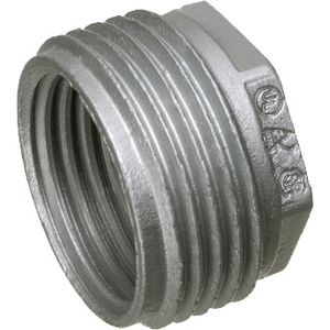 Arlington 522 Die Cast Zinc Hex Head Reducing Bushing 3/4-Inch x 1/2-Inch