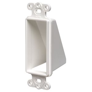 Arlington CED1 Box Mount 1-Gang Reversible Low Voltage Cable Entrance Hood Plastic White