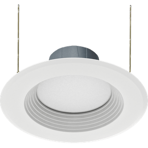 Rab R6R119FA120WB Dimmable IC 6-Inch Field Adjustable LED Retrofit Down Light Round 11-Watt 120-Volt AC 92 CRI 2700 - 4000K 954-Lumens Matte White