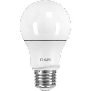 Rab A19-13-E26-830-DIM Dimmable A19 LED Lamp E26 Medium Base 13-Watt 1100-Lumens 80 CRI 3000K Warm White