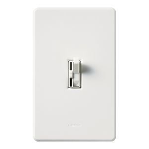 Lutron AYFSQ-F-WH 120-Volt AC at 60-Hz 1.5-Amp 1-Pole 3-Way Quiet 3-Speed Fan Control White Ariadni