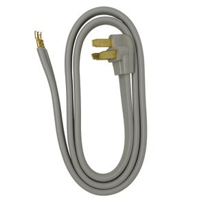 Coleman Cable 09016-88-09 Bare Copper SRDT Flat Range Power Supply Cord 6/2-8/1 6-ft Gray