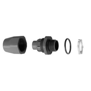 Thomas & Betts LT43D-NEW PVC 2-Piece Non-Metallic Liquidtight Straight Fitting 1/2-Inch Carlon