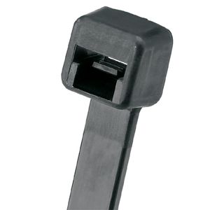 Panduit PLT2M-C0 Weather Resistant Nylon 6/6 Miniature Cross Section Cable Tie 8-Inch Black Pan-Ty