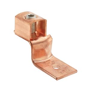 Panduit CB70-14-CY Copper Single Barrel Offset Floating Tongue Lug 8-2-AWG (1) 8-4-AWG (1) 8-6-AWG