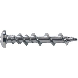 Power Fasteners 02316 Chrome Plated Carbon Steel Universal Light-Duty Anchor 1-1/4-Inch Wall Dog