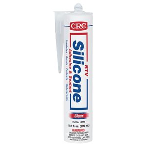 CRC Industries 14073 RTV Silicone Sealant 10.1 fl-oz Cartridge Clear