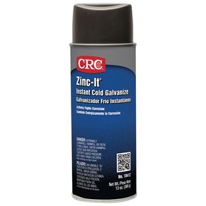 CRC Industries 18412 Instant Cold Galvanize Aerosol Can 13 oz Gray Zinc-It