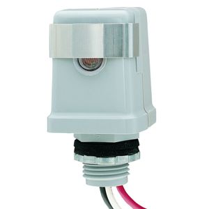 Intermatic K4121C Polycarbonate 1/2-14 Stem Side Mount Thermal Raintight Photocontrol 120-Volt AC