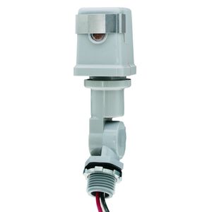 Intermatic K4221C Polycarbonate 1/2-14 Stem and Swivel Side Mount Thermal Raintight Photocontrol 120-Volt AC