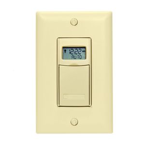 Intermatic EI600WC ON/OFF EI600 Series Heavy-Duty 3-Way Digital Programmable Timer 120 - 277-Volt AC 12 - 28-Volt DC 24 Hour/7 Days