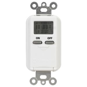 Intermatic EI500WC ON/OFF EI500 Series Standard Digital Programmable Timer 125-Volt AC 15-Amp 24 Hour/7 Days