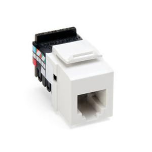 Leviton 41106-RW6 6P6C UTP USOC And Voice Grade Connector White QuickPort