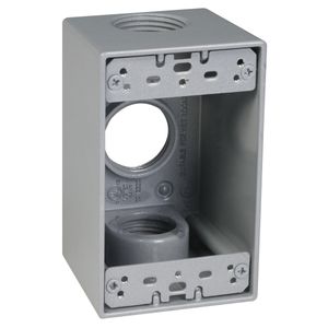 RACO SB3100S 1G WP BOX (3) 1 IN. OU