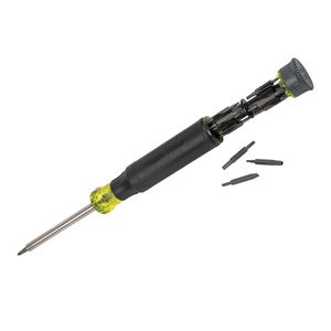 Klein Tools 32327 27-Piece Magnetic 27-in-1 Multi-Bit Precision Screwdriver With Tamperproof Bits 4.2-Inch