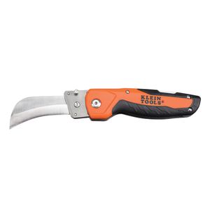 Klein Tools 44218 Satin 440A Stainless Steel Cable Skinning Utility Knife 7-51/64-Inch x 2-1/2-Inch