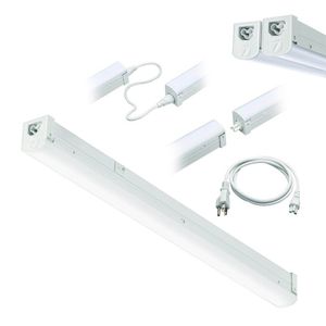 Lithonia Lighting RLNK-L48-120-35K-80CRI-M4 LED Linkable Strip Light 19.7-Watt 120-Volt 1950-Lumens 3500K 80 CRI White Contractor Select