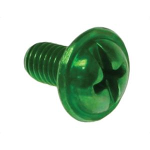 Metallics JGS20 Zinc Plated Steel Ground Screw #10 x 3/8-Inch Green