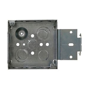 Crouse-Hinds TP403MSB Steel Deep Outlet Box 4-Inch x 4-Inch x 2-1/8-Inch 30.3-Cubic-Inch