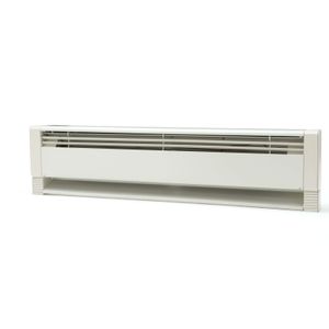 Q-Mark HBB2004 Electric Hydronic Baseboard Heater 1500-Watt at 208-Volt 2000-Watt at 240-Volt Navajo White