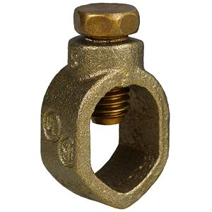 Dottie GR58 Bronze Direct Burial Ground Rod Clamp 5/8-Inch 10-AWG Solid - 2-AWG Stranded