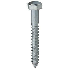 Dottie LAG38212 Zinc Plated Steel Hex Head Lag Screw 3/8-Inch x 2-1/2-Inch