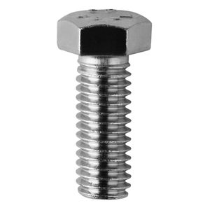 Dottie MB1412 Zinc Plated Steel Full Threaded Tap Bolt 1/4-Inch x 1/2-Inch