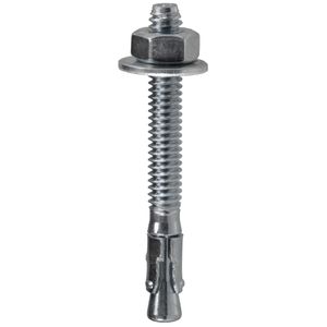 Dottie W38300 Zinc Plated Fully Threaded Wedge Anchor 3/8-Inch x 3-Inch