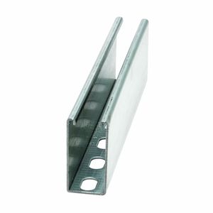 B-Line B11SH-120GLV Pre-Galvanized Low Carbon Steel Type SH Metal Framing Single Slotted Channel 10-ft x 1-5/8-Inch x 3-1/4-Inch