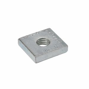 B-Line N2500-3/8ZN Zinc Electroplated Steel Square Insert Nut 3/8-Inch