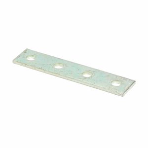 B-Line B341ZN Zinc Electroplated Steel 4-Hole Flat Splice Plate