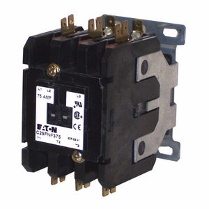 Eaton C25FNF375B 3-Pole Non-Reversing Definite Purpose Control Contactor 75-Amp Inductive 90-Amp Resistive 208/240-Volt AC