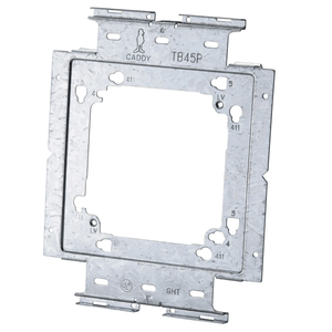 Erico TB45P Pre-Galvanized Steel Box Mounting Plate 5-Inch x 4-Inch x 4-11/16-Inch Caddy