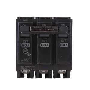 GE Industrial THQL32060 Plug-In Mount Type THQL Feeder Molded Case Circuit Breaker 3-Pole 60-Amp 240-Volt AC