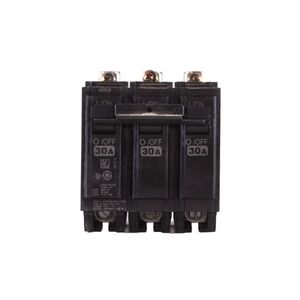 GE Industrial THQB32030 Bolt-On Mount Type THQB Miniature Circuit Breaker 3-Pole 30-Amp 240-Volt AC