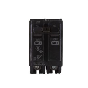 GE Industrial THQL2160 Plug-In Mount Type THQL Feeder Molded Case Circuit Breaker 2-Pole 60-Amp 120/240-Volt AC