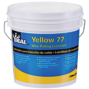 Ideal Industries 31-351 Wire Pulling Lubricant 1 gal Bucket Yellow 77