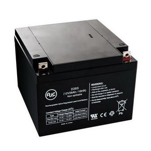 Jasco RB12260 RB Series General Purpose Rechargeable Battery 26-Amp-Hour 12-Volt Sealed Lead Acid F2 Or NB2 Terminal