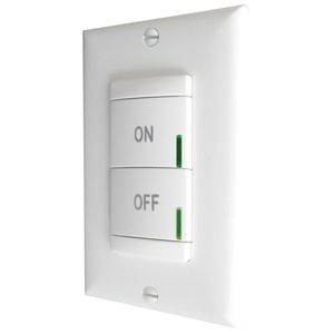 Lithonia Lighting NPODM-4P-DX-WH Single Gang Switch Box/Low Voltage Ring/Wallmount nPODM Series WallPod White nLight