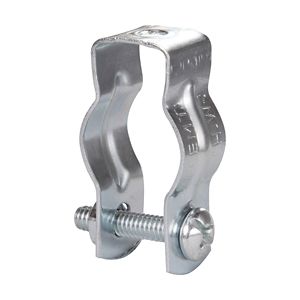 Crouse-Hinds 0-B Steel Cable And Conduit Hanger With Extruded Hole And Bolt 1/2-Inch EMT 3/8-Inch and 1/2-Inch Rigid