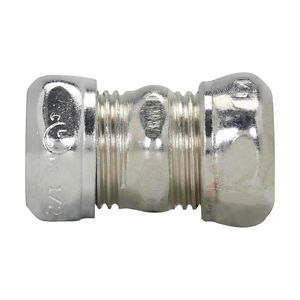 Crouse-Hinds 660S Zinc Plated Steel EMT Compression Coupling 1/2-Inch