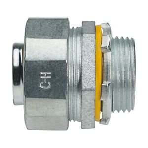 Crouse-Hinds LT50 Zinc Electroplated Malleable Iron Non-Insulated Liquidtight Straight Connector 1/2-Inch Liquidator