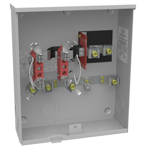 Milbank U4413-O-KK-BLG 1-Phase Ringless Meter Socket With Horn Bypass 4 Jaw 1-Position 200-Amp