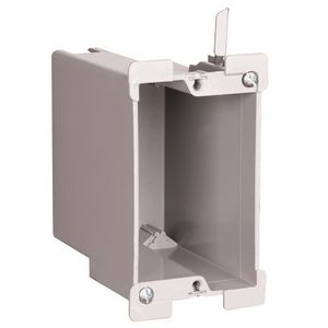 Pass & Seymour S122-W Plastic 1-Gang Deep Old Work Switch And Outlet Box 2-5/16-Inch x 3-3/4-Inch x 3-1/2-Inch 22-Cubic-Inch Slater