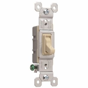 Pass & Seymour 660-IG 120-Volt AC 15-Amp 1-Pole Toggle Switch Ivory TradeMaster