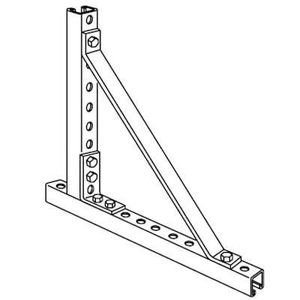 Thomas & Betts B-940-3 Galv-Krom 1/4-Inch Steel Corner Brace Kindorf