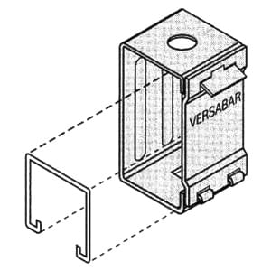 Versabar VF-7106 Electrogalvanized Carbon Steel Snap Closing Hanger