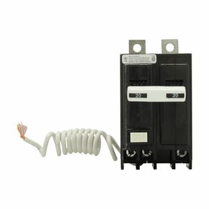 Eaton QBGFT2050 Bolt-On Mount Type QBGFT Ground Fault Circuit Breaker 2-Pole 50-Amp 120/240-Volt AC Quicklag