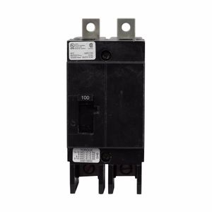 Eaton GHB2100 Bolt-On Mount Type GHB Molded Case Circuit Breaker 2-Pole 100-Amp 277/480-Volt AC 125/250-Volt DC